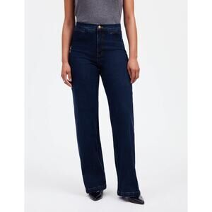 Madewell The Emmett Wide Leg Jean In Leffers Wash Welt - 26